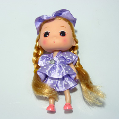 双辫淑女迷糊娃娃 婚庆小礼品 儿童生日礼物---双辫迷糊娃挂件芭比娃娃挂件C2-4-5