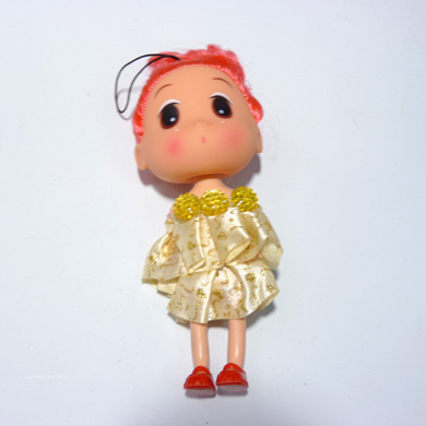 儿童玩具娃娃  大头 玩偶 公主韩国迷糊娃娃 女孩玩具包包挂件钥匙链芭比娃娃挂件C2-4-5