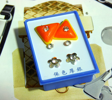 B2-3-4点钻新款耳钉三件套