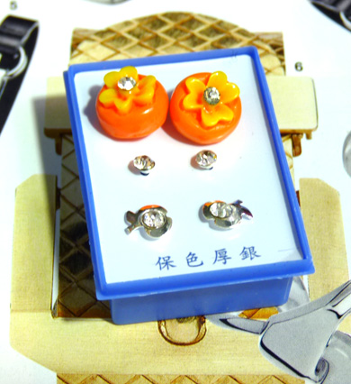 B2-3-4点钻新款耳钉三件套