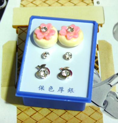 B2-3-4点钻新款耳钉三件套