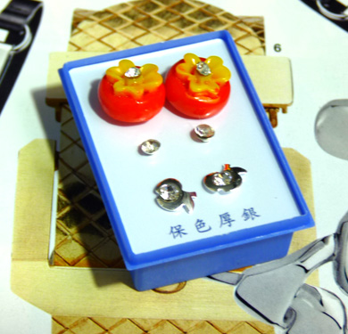 B2-3-4点钻新款耳钉三件套