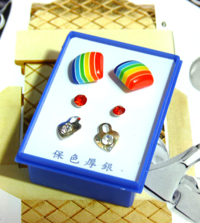 新耳钉三件套C3-2-4