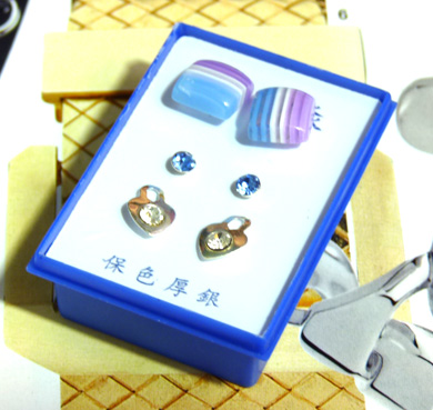 新耳钉三件套C3-2-4