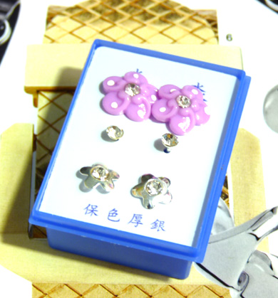 B2-3-4点钻新款耳钉三件套