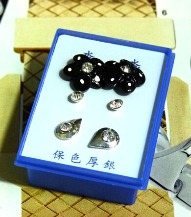 B2-3-4点钻新款耳钉三件套