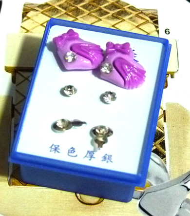 B2-3-4点钻新款耳钉三件套