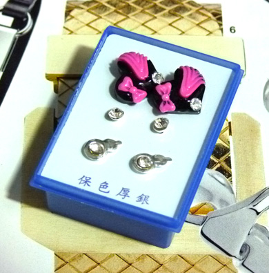 B2-3-4点钻新款耳钉三件套