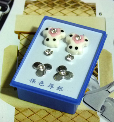 点钻新款耳钉三件套 B2-3-4