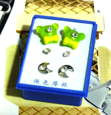 点钻新款耳钉三件套B2-3-4