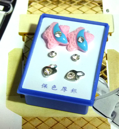 点钻新款耳钉三件套 B2-3-4