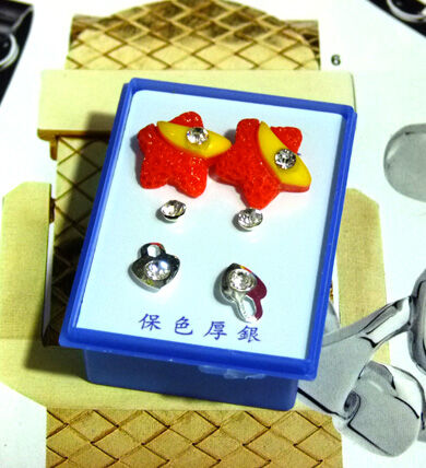 点钻新款耳钉三件套 B2-3-4