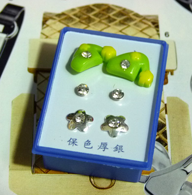 点钻新款耳钉三件套 B2-3-4
