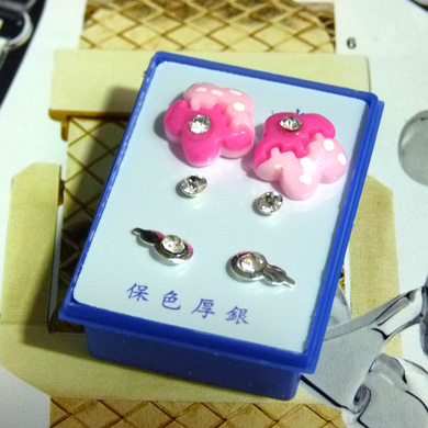 点钻新款耳钉三件套 B2-3-4