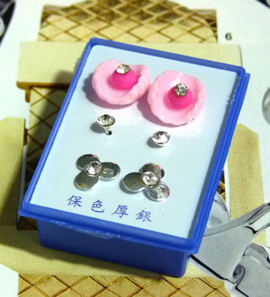 点钻新款耳钉三件套B2-3-4
