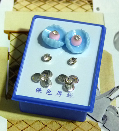 点钻新款耳钉三件套B2-3-4