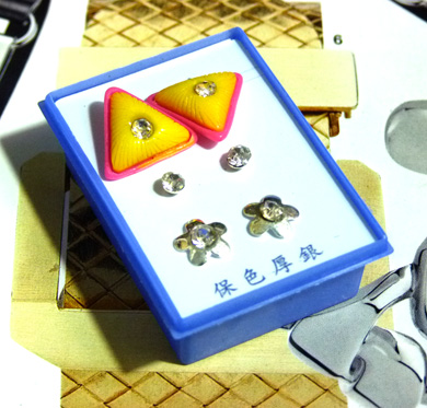 点钻新款耳钉三件套B2-3-4