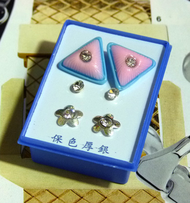 点钻新款耳钉三件套B2-3-4