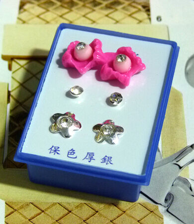 点钻新款耳钉三件套B2-3-4