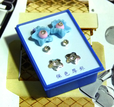 点钻新款耳钉三件套B2-3-4