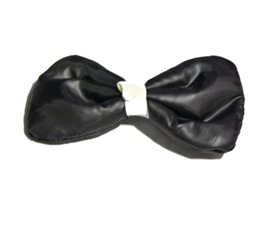 新款百搭时尚甜美可爱珍珠水钻雪纺蝴蝶结压夹边夹头饰C3-3-1