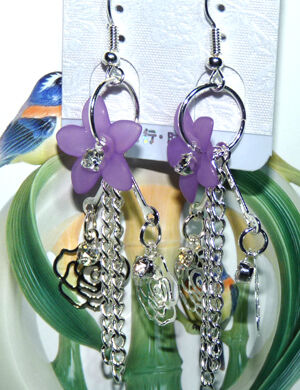 亚太流行花环亮钻耳环C4-3-1