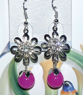 亚太流行花环亮钻烫金珍珠耳环