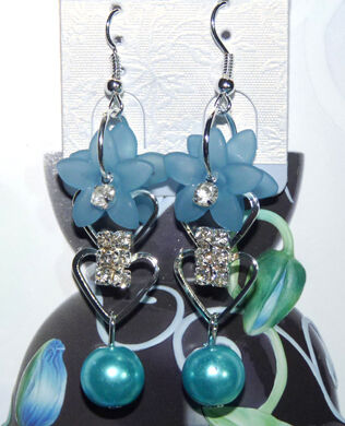 亚太流行花环亮钻烫金耳环C4-3-1