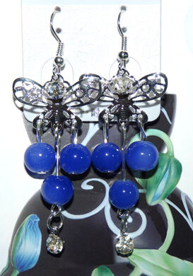 亚太流行亮钻彩片珍珠耳环C4-3-1