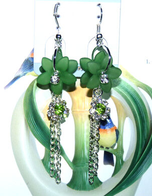 亚太流行亮钻花环海洋之星耳环C3-1-2