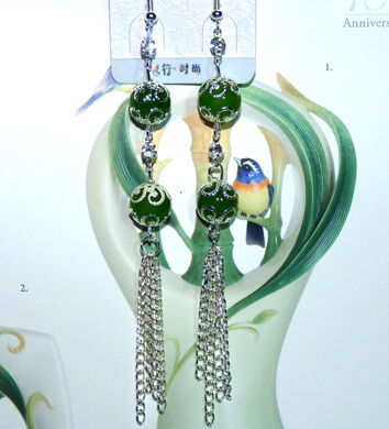 亚太流行亮钻吊坠仿古珍珠耳环C3-1-2