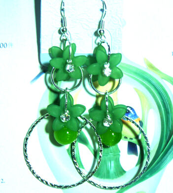 亚太流行亮钻珍珠360耳环C3-1-2