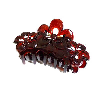 新款三朵花水晶爪夹B2-5-4