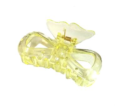 新款水晶质感蝶尾篓空爪夹B2-5-4