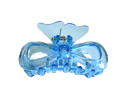 新款水晶质感蝶尾篓空爪夹B2-5-4