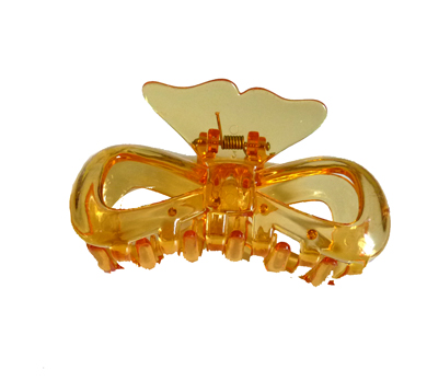 新款水晶质感蝶尾篓空爪夹B2-5-4