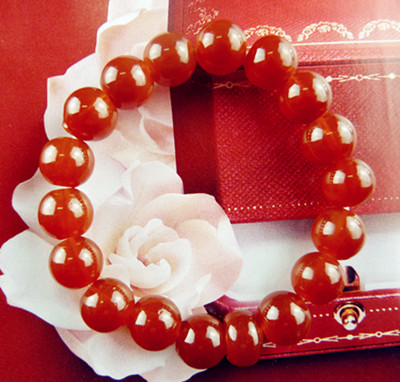 富贵玛瑙珠精美手链12#
