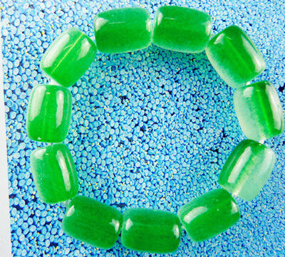 吉祥甜美枣形玉珠精美手链16#