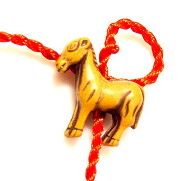 节日庆典特价/十二生肖/红绳手链c6c7空白-2