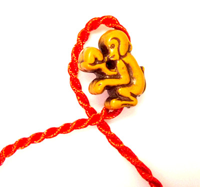 节日庆典特价/十二生肖/红绳手链c6c7空白-2