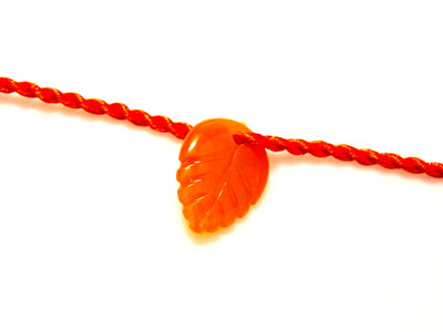 节日庆典特价/吉祥玉枫叶/红绳手链c6c7空白-2