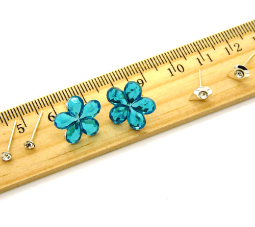 欧洲流行饰品 可爱水滴三件套耳饰