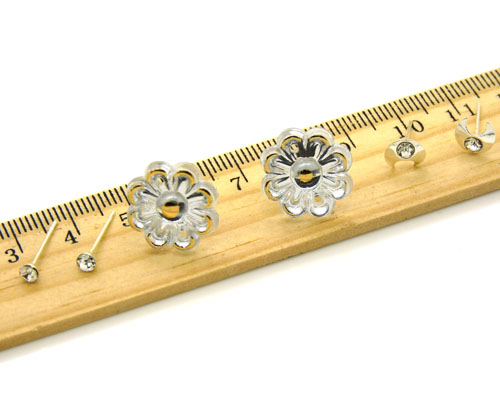 欧洲流行饰品 可爱水滴三件套耳饰