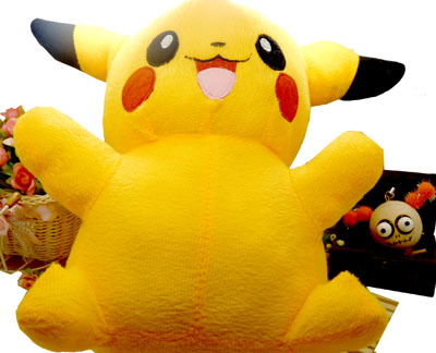 可爱毛绒玩具公仔 比卡丘 大抱枕 生日礼物/皮卡丘