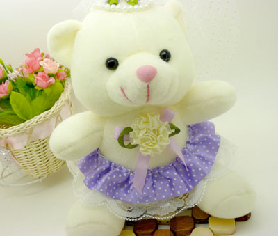 毛绒玩具 生日礼物 婚庆礼品 卡通小熊/可爱穿衣服小熊