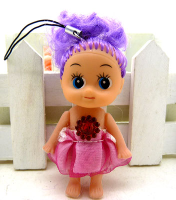 可爱洋娃娃 手机挂件饰品 女孩可爱挂件---手机挂件洋娃娃