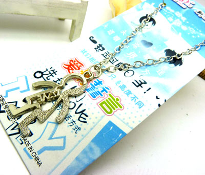 2013款 设计师原创 钛合金印章小人 饰品挂坠/项链流行链/ 合金项链