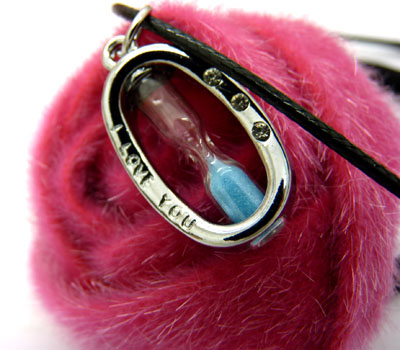 ☆超值特价☆百搭流合金沙瓶项链 幸运爱情钻石 玫瑰项链B7-1-1