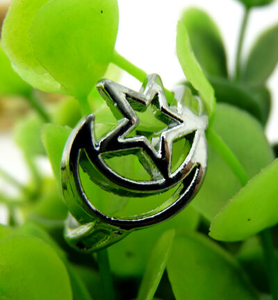 正品别致个性特别时尚流行韩版月亮星星轻巧气质戒指戒子4#