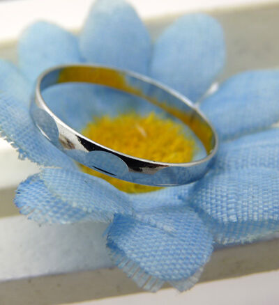 简约 时尚 保色 仿白金戒指2#